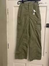 Ladies Cargo Trousers Khaki