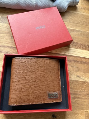 New hugo boss brown leather - new,