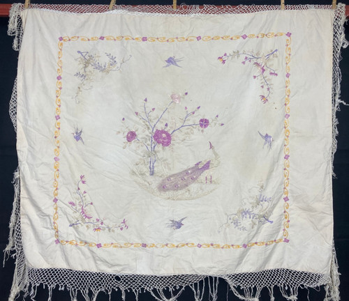 Vintage chinese silk hand - chinese,