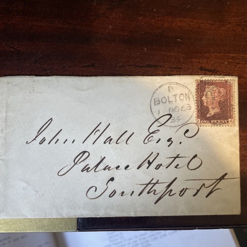 Nice 1868 envelope bolton - 1868, to