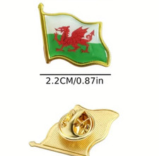 Wales, Flag Lapel Pin Badge