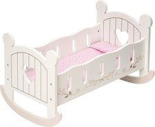 ROBUD Dolls Cot Wooden Baby