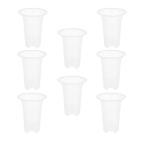 Pcs orchid planters clear - 8,