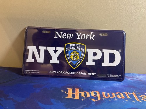 Nypd aluminium sign - aluminium,