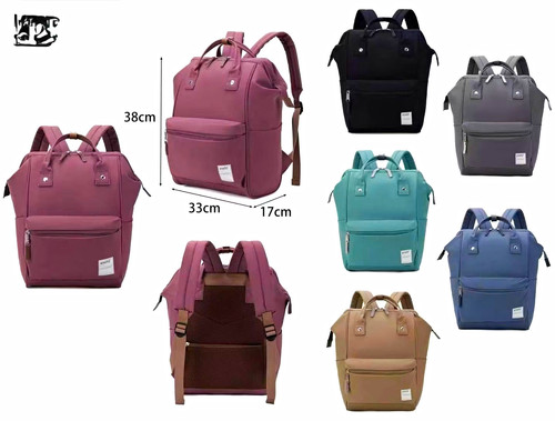 Anello pink canvas backpack - anello,