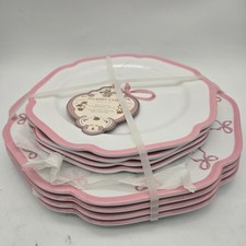 8 Pc Shabby Chic Pink Bow
