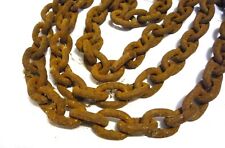 chain iron 1/4 “ Towing 2.32 m Reclaimed Strong  heavy industrial grunge Girdle