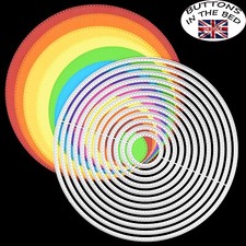 Large Nest of 12 Circle Round