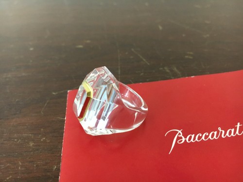 Transparent and gold - and, baccarat