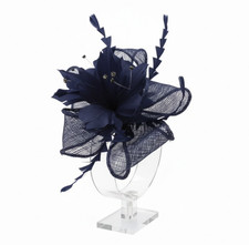 Small Flower Feather Hair Hat