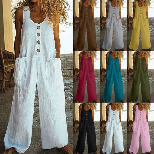 Womens summer dungarees linen - summer,