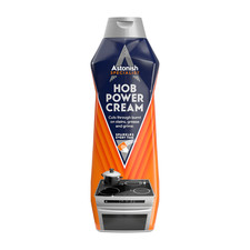 Astonish Specialist Hob Power Cream 500ml remove burnt on stains grease grime