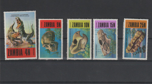 Zambia 1973 fossils set - zambia,