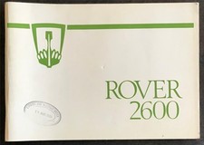 ROVER 2600 Car Owner's