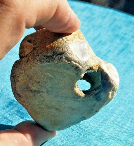 Natural hag stone - natural,
