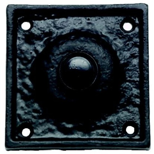 Antique black bell push - antique,