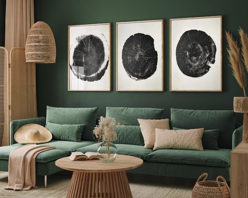Set three tree rings - set,