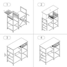 Industrial Kitchen Rack