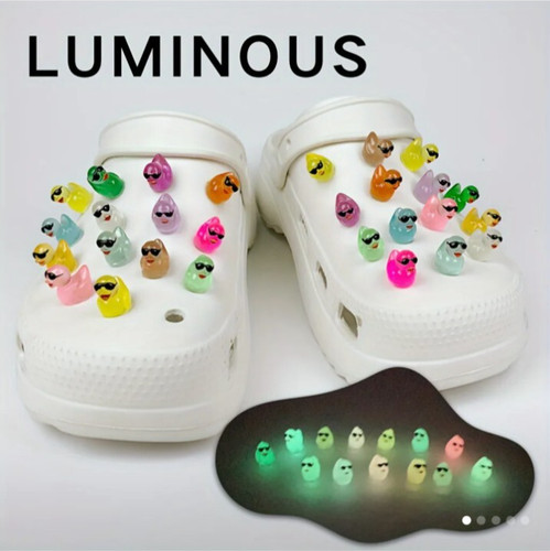 Luminous duck shoe charms - duck,