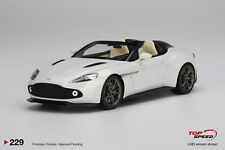 TS0229 - 1/18 ASTON MARTIN VANQUISH ZAGATO SPEEDSTER ESCAPING WHITE
