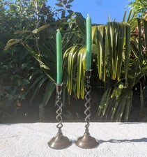 Pair of Vintage Open Barley