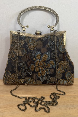 Vintage style beaded metal - vintage,