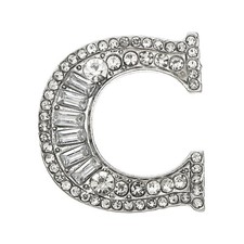 Letters Brooch Pins, Letter C