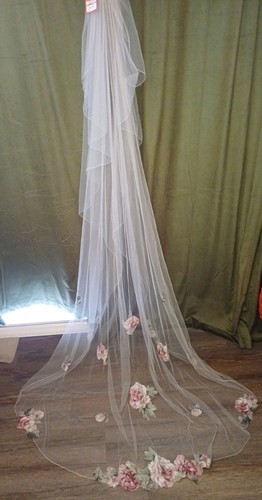Bridal veil with train - veil,