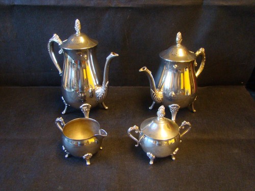 Vintage silver plated coffee - plated,