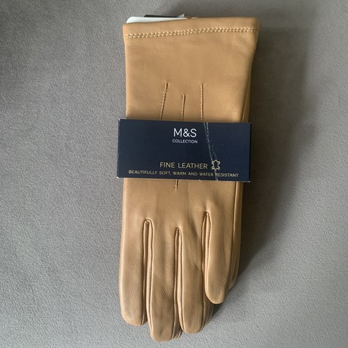 Marks spencer leather gloves - leather,