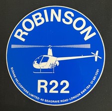 Big Original Sloane Helicopters Aviation Services Sticker Robinson R22 R44 R66
