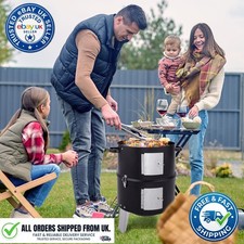 2-Tier Vertical BBQ Smoker
