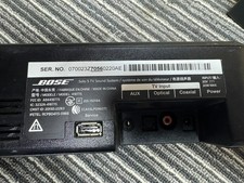 Bose Solo 5 TV Sound System Soundbar – Model 418775 – Black NO Remote & Power