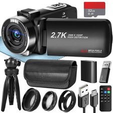 2.7K 48MP Vlog Camcorder WiFi