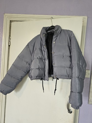Baby blue cropped puffa coat - baby,