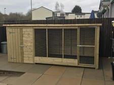 TANALISED DOG KENNEL AND RUN