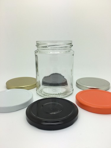 300ml round glass jam jar - jam,
