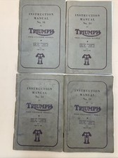 ORIGINAL TRIUMPH INSTRUCTION