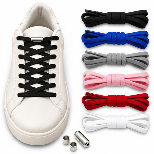 Tie elastic shoe laces - no,