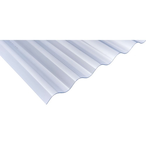 Clear corrugated roofing sheet - clear,