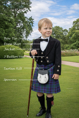 Traditional scottish baby kilt - scottish,