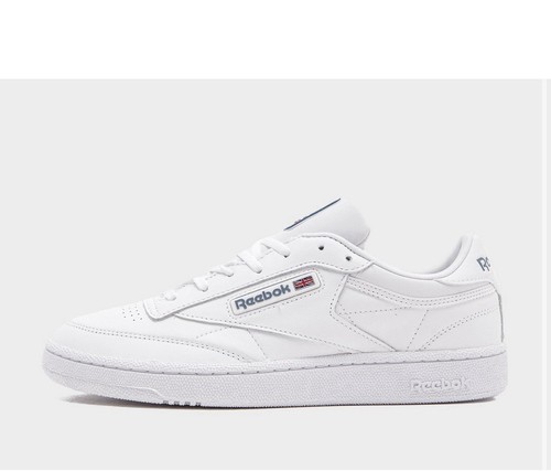 Reebok club white size uk - reebok, 8