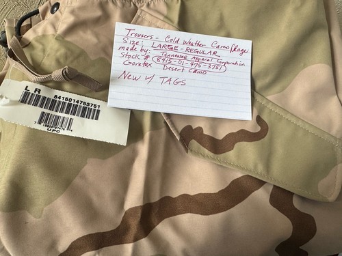 Cold weather large reg goretex - reg,
