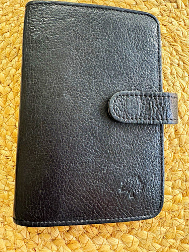 Mulberry leather planner - mulberry,