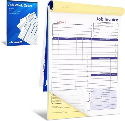 Set job work - order, forms