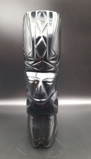 Carved Obsidian Aztec Mayan