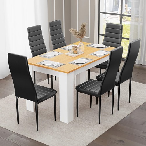 Wooden dining table set - set, 4
