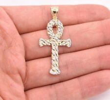 2" Diamond-Cut Ankh Cross