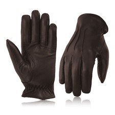 MENS DRIVING GLOVES GOATSKIN POLICE TOP QUALITY DRESS SOFT GENUINE REAL LEATHER