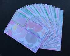 Filofax Pocket Organiser - Beautiful Bright Flower Bullet Box Paper - 20 Pages